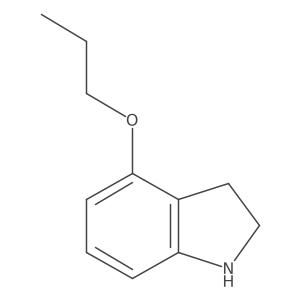 4-Propoxyindoline Structure
