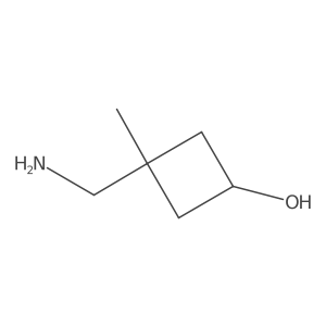 3-(Aminomethyl)-3-methylcyclobutan-1-ol Structure