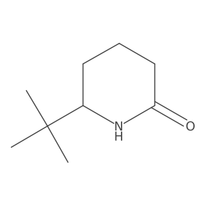 6-Tert-butylpiperidin-2-one结构式