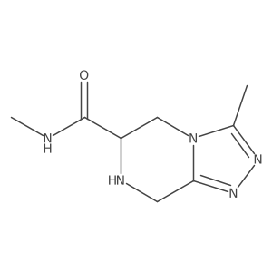 N,3-dimethyl-5H,6H,7H,8H-[1,2,4]triazolo[4,3-a]pyrazine-6-carboxamide Structure