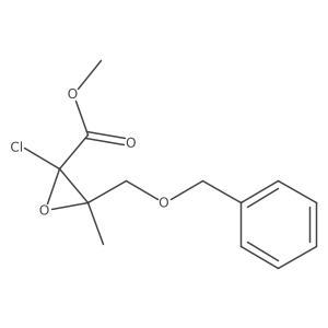 Methyl 3-[(benzyloxy)methyl]-2-chloro-3-methyloxirane-2-carboxylate Structure