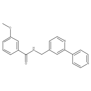 N-([2,4'-bipyridin]-4-ylmethyl)-3-methoxybenzamide Structure