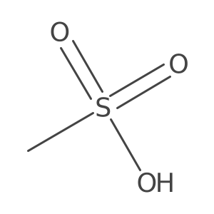 Methanesulfonic acid-D4 (D, 98%) Structure