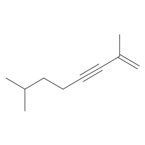 2,7-Dimethyl-1-octen-3-yne Structure