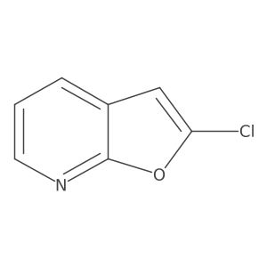 2-Chlorofuro[2,3-b]pyridine结构式