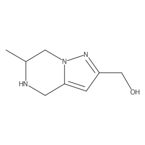 (6-methyl-4,5,6,7-tetrahydropyrazolo[1,5-a]pyrazin-2-yl)methanol结构式