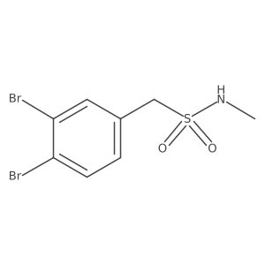 1-(3,4-dibromophenyl)-N-methylmethanesulfonamide Structure