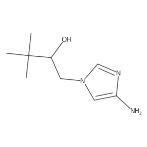 1-(4-amino-1H-imidazol-1-yl)-3,3-dimethylbutan-2-ol Structure