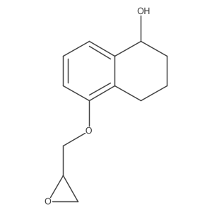5-(Oxiran-2-ylmethoxy)-1,2,3,4-tetrahydronaphthalen-1-ol结构式