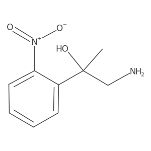 1-Amino-2-(2-nitrophenyl)propan-2-ol结构式