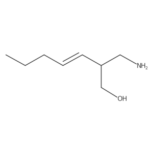 2-(Aminomethyl)hept-3-en-1-ol Structure