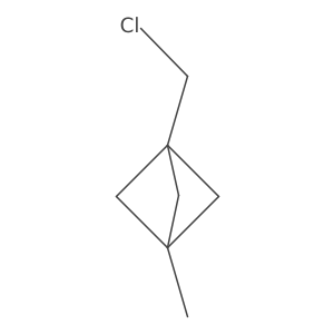 1-(Chloromethyl)-3-methylbicyclo[1.1.1]pentane结构式