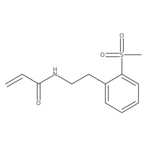 N-[2-(2-Methylsulfonylphenyl)ethyl]prop-2-enamide Structure
