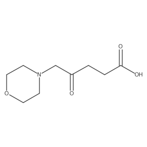 5-Morpholino-4-oxopentanoic acid结构式