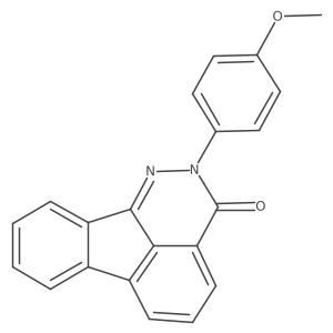 3-(4-Methoxyphenyl)-2,3-diazatetracyclo[7.6.1.0^{5,16}.0^{10,15}]hexadeca-1,5,7,9(16),10(15),11,13-heptaen-4-one Structure