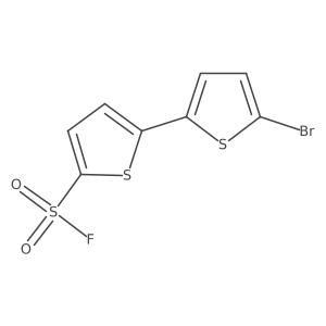 5-(5-Bromothiophen-2-yl)thiophene-2-sulfonyl fluoride结构式