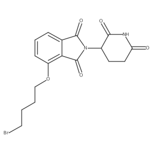 Thalidomide-O-C4-Br结构式