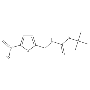 tert-butyl N-[(5-nitrofuran-2-yl)methyl]carbamate Structure