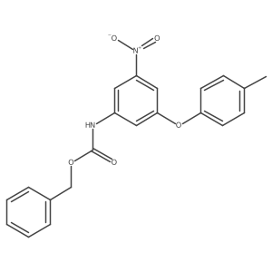 benzyl N-[3-(4-methylphenoxy)-5-nitro-phenyl]carbamate Structure