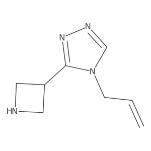 3-(azetidin-3-yl)-4-(prop-2-en-1-yl)-4H-1,2,4-triazole Structure
