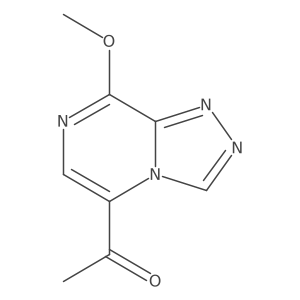 1-(8-Methoxy-[1,2,4]triazolo[4,3-a]pyrazin-5-yl)ethan-1-one Structure