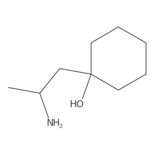 (R)-1-(2-Aminopropyl)cyclohexan-1-ol结构式