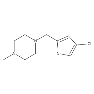 1-[(4-Chlorothiophen-2-yl)methyl]-4-methylpiperazine Structure