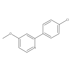 4-(4-Methoxypyridin-2-yl)-chlorobenzene Structure