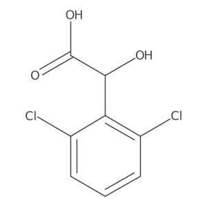 2-(2,6-Dichlorophenyl)-2-hydroxyacetic acid结构式