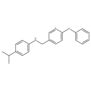 (4-Isopropylphenyl)[(6-phenoxypyridin-3-yl)methyl]amine Structure