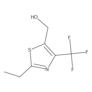 2-Ethyl-5-hydroxymethyl-4-trifluoromethylthiazole Structure