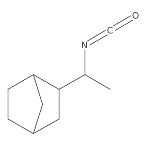 2-(1-Isocyanatoethyl)bicyclo[2.2.1]heptane Structure