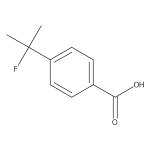 4-(2-Fluoropropan-2-yl)benzoic acid结构式