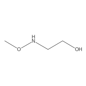 2-(Methoxyamino)ethan-1-ol结构式
