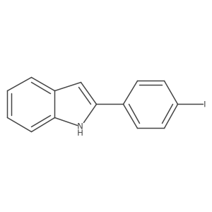 1h-Indole,2-(4-iodophenyl)- Structure