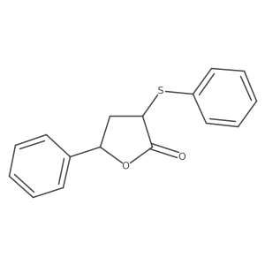 (3S,5S)-5-Phenyl-3-(phenylsulfanyl)oxolan-2-one Structure