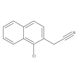 1-Chloronaphthalene-2-acetonitrile Structure