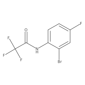 N-(2-bromo-4-fluorophenyl)-2,2,2-trifluoroacetamide Structure