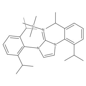 1,3-Bis(2,6-diisopropylphenyl)-N-(trimethylsilyl)-1,3-dihydro-2H-imidazol-2-imine Structure