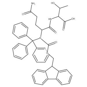 L-Threonine, N2-[(9H-fluoren-9-ylmethoxy)carbonyl]-N-(triphenylmethyl)-L-glutaminyl-(9CI) Structure