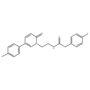 2-(4-fluorophenyl)-N-(2-(3-(4-fluorophenyl)-6-oxopyridazin-1(6H)-yl)ethyl)acetamide Structure