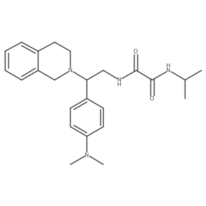N1-(2-(3,4-dihydroisoquinolin-2(1H)-yl)-2-(4-(dimethylamino)phenyl)ethyl)-N2-isopropyloxalamide Structure