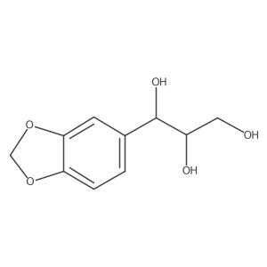 1-(3,4-Methylenedioxyphenyl)-1,2,3-propanetriol结构式