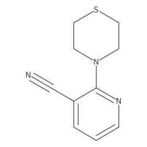 2-Thiomorpholinonicotinonitrile结构式