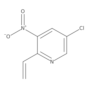 5-Chloro-3-nitro-2-vinylpyridine Structure