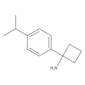 1-[4-(Propan-2-yl)phenyl]cyclobutan-1-amine结构式