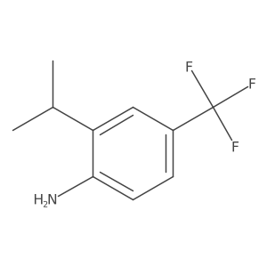 2-Isopropyl-4-(trifluoromethyl)aniline结构式