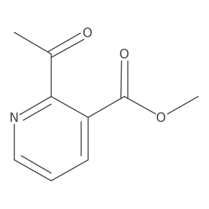 Methyl 2-acetylnicotinate Structure