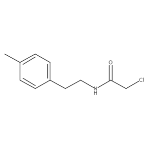 2-chloro-N-[2-(4-methylphenyl)ethyl]acetamide Structure