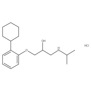 Exaprolol hydrochloride, (S)-结构式